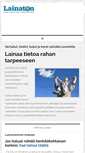 Mobile Screenshot of lainaton.com